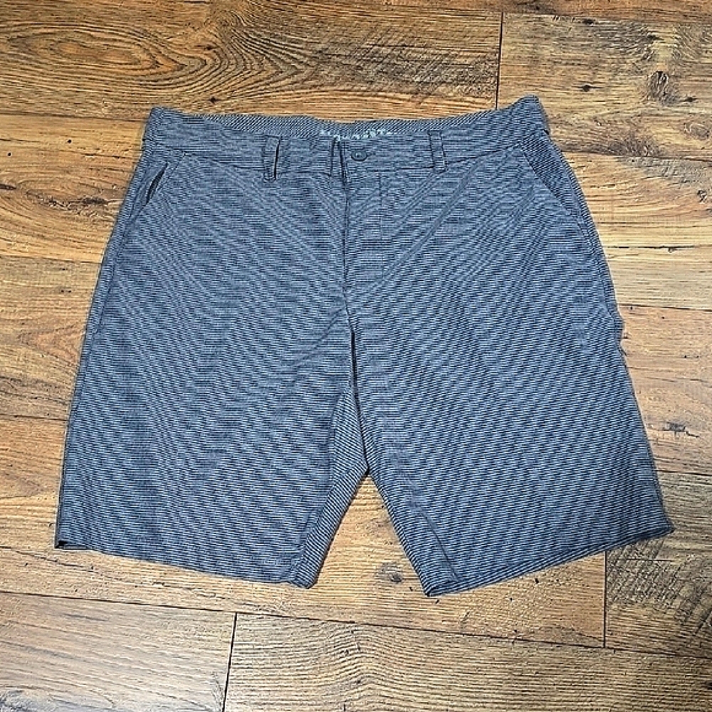 Hang Ten Mens Gray Patterned Lightweight Shorts